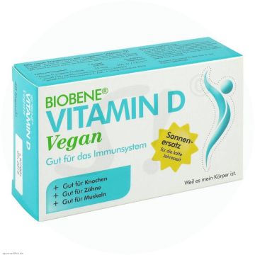 Biobene Vitamin D Vegan Kapseln 60 Stk.