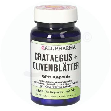 Gall Pharma Crataegus plus Olivenblätter Kapseln 30 Stk.