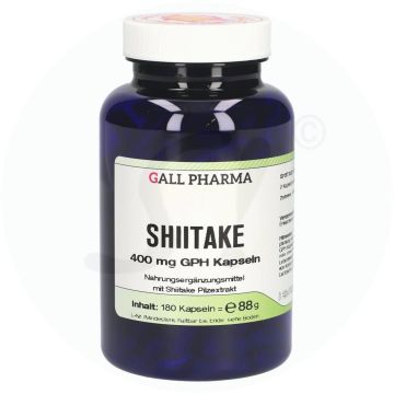 Gall Pharma Shiitake Kapseln 400mg 180 Stk.