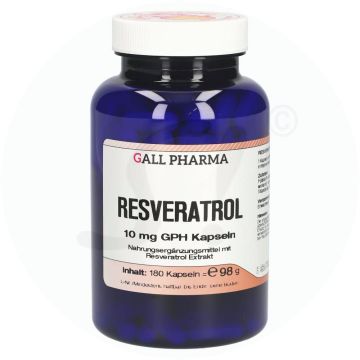 Gall Pharma Resveratrol Kapseln 10mg 180 Stk.