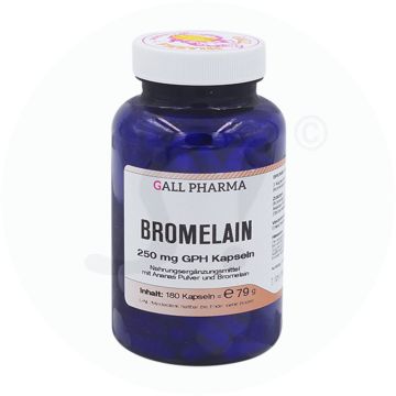 Bromelain Kapseln 250mg GPH 180 Stk.