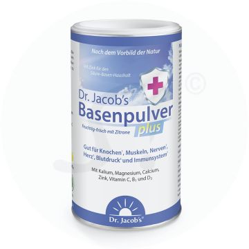 Dr. Jacob's Basenpulver plus mit Zitrone, Citrate 300g