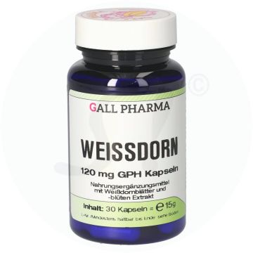 Gall Pharma Weißdorn 120 mg Kapseln 30 Stk.