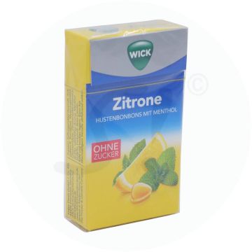 WICK ohne Zucker Zitrone + Menthol