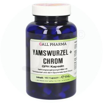 Gall Pharma Yamswurzel Kapseln + Chrom 180 Stk.