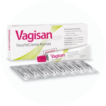 Vagisan FeuchtCreme Kombi 8 Zäpfchen +10 g Creme