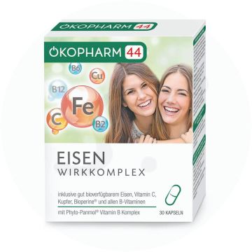 Der Ökopharm Eisen Wirkkomplex 30 Stk. Kapseln 
