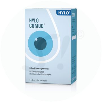 HYLO COMOD Augentropfen 2x10 ml