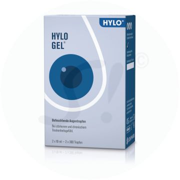 HYLO GEL Augentropfen 2 x 10 ml 