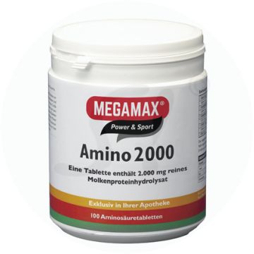 Megamax Amino Tabletten 2000 100 Stk.