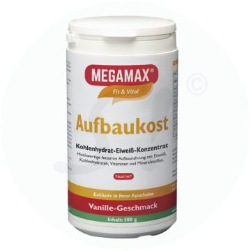 Megamax Aufbaukost Vanille 500 g