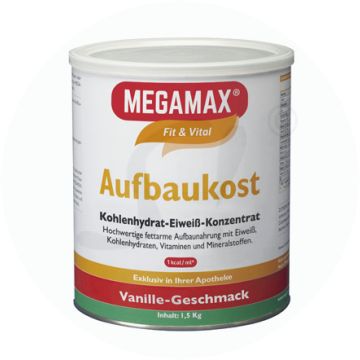 Megamax Aufbaukost Vanille 1500 g