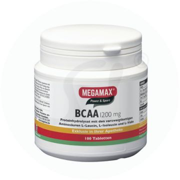 Megamax Bcaa Tabletten 1200mg 100 Stk.
