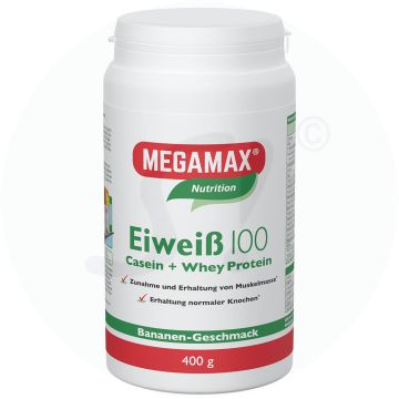 Megamax Milch+Molke Eiweiß Banane 400 g