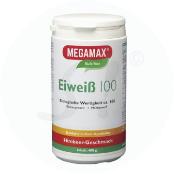 Megamax Milch+Molke Eiweiß Himbeer 400 g