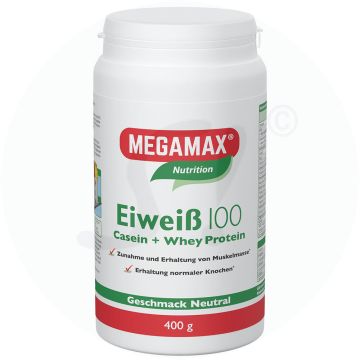 Megamax Milch+Molke Eiweiß Neutral 400 g
