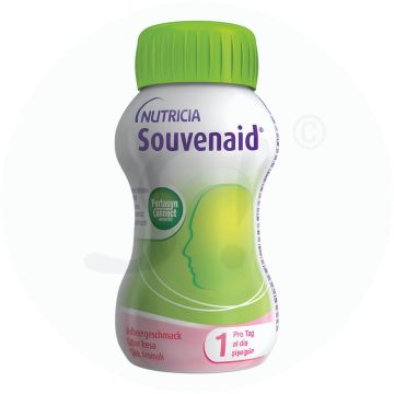 Nutricia Souvenaid 125 ml Vitalflasche 24 Stk. Erdbeer