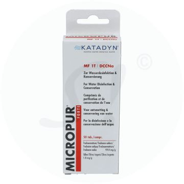 Katadyn Micropur MF 1t Tabletten forte 2 x 25 Stk.