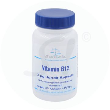 Junek Vitamin B12 3 µg Kapseln 30 Stk.