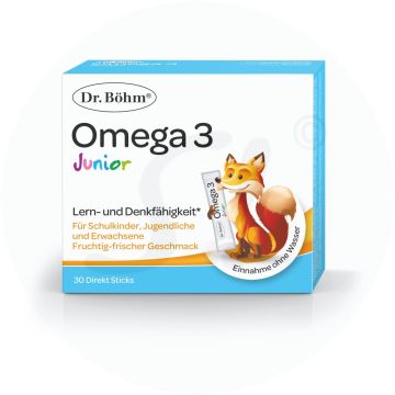 Dr. Böhm Junior Omega 3 Direkt Sticks 30 Stk.