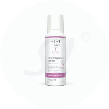 Siriderma Basische Feuchtigkeitscreme ohne Duftstoffe 150 ml