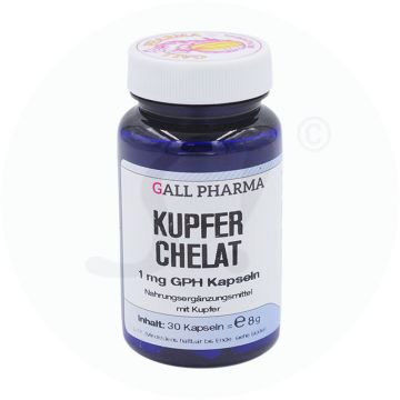 Gall Pharma Kupfer Chelat 1 mg Kapseln
