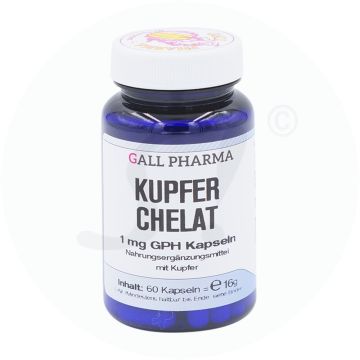 KUPFER CHELAT 1MG KPS GPH 60 ST