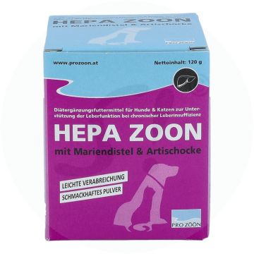 Hepa Zoon Pulver für Hunde und Katzen 120 g