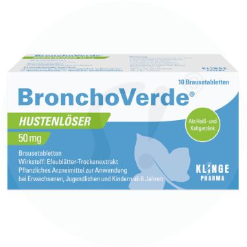 Bronchoverde Brausetabletten 50 mg 10 Stk.