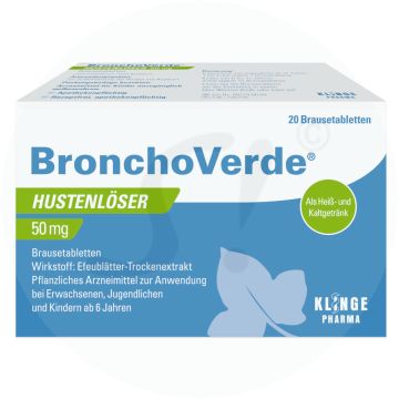 Bronchoverde Brausetabletten 50 mg 20 Stk.