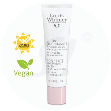 Louis Widmer Getönte Feuchtigkeitspflege UV 20 leicht parfümiert 30 ml Naturel 01