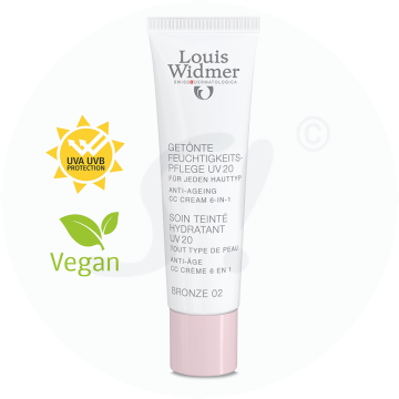 Louis Widmer Getönte Feuchtigkeitspflege UV 20 ohne Parfüm 30 ml Bronze 02