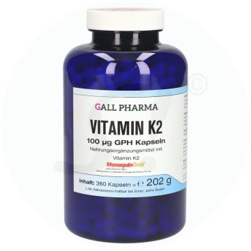 Gall Pharma Vitamin K2 100mcg Kapseln 360 Stk.