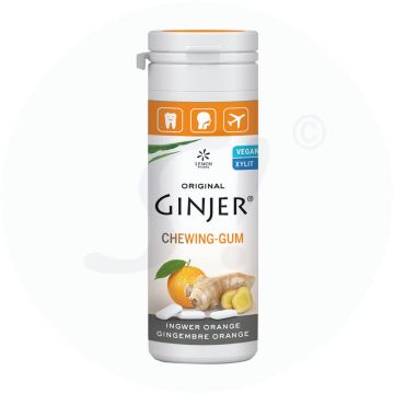 Ingwer Kaugummi Ginjer Orange 30 g