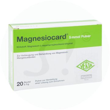 Magnesiocard Pulver 5 mmol 5 g 20 Stk.