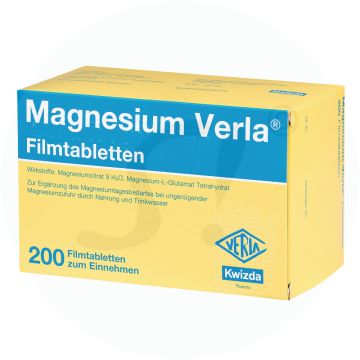 Magnesium Verla Filmtabletten 200 Stk.