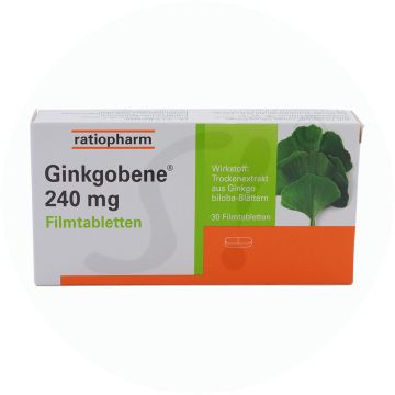 Ginkgobene Filmtabletten 240mg 30 Stk.