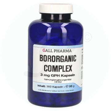 Gall Pharma Bororganic Complex Kapseln 3mg 360 Stk.