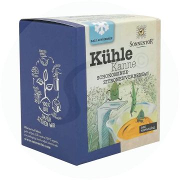 Sonnentor Kühle Kanne Schokominze-Zitronenverbene Tee 18 Btl.