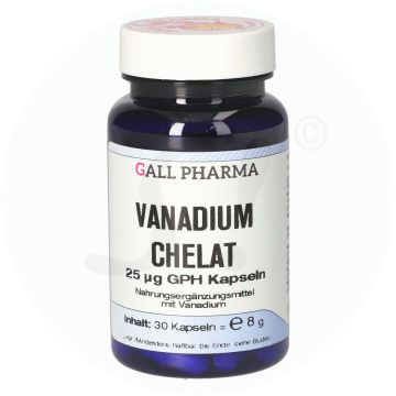 Gall Pharma Vanad Chelat Kapseln 25mcg 30 Stk.