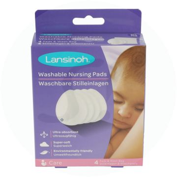 Stilleinlagen Lansinoh Waschbar 4 Stk.