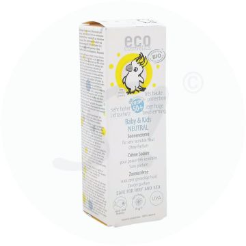 Eco Cosmetics Baby Creme LSF 50+ 50 ml Ohne Duft