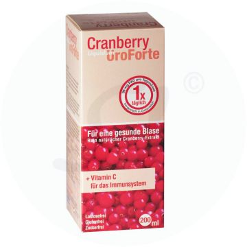 Biogelat Cranberry Uroforte Liquidum 200 ml