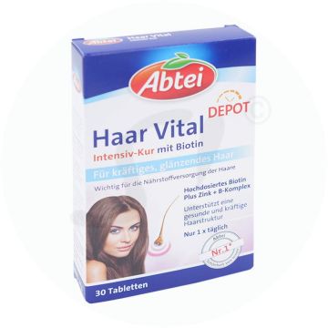 Abtei Haar Vital Depot Tabletten 30 Stk.