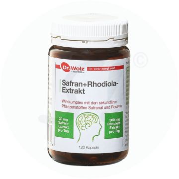 Dr. Wolz Safran + Rhodiola-Extrakt Kapseln 120 Stk.