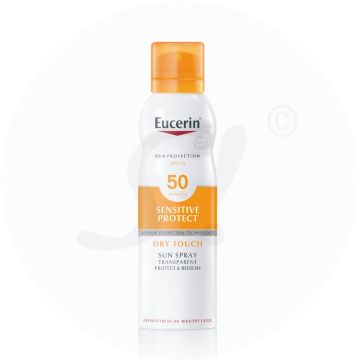 Eucerin Sensitive Protect Sun Spray Transparent Dry Touch LSF 50 200 ml