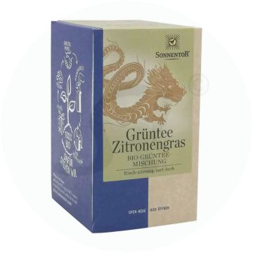 Sonnentor Grüntee Zitronengras 18 Btl.  BIO