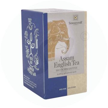 Sonnentor Assam English Tea Schwarztee 18 Btl.  BIO