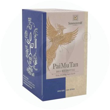 Sonnentor Weißer Pai Mu Tan Tee 18 Btl.  BIO