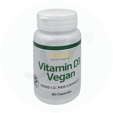 Vitality Nutritionals Vitamin D3 Vegan 90 Stk.
